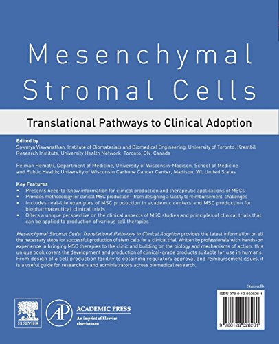 Mesenchymal Stromal Cells: Translational Pathways to Clinical Adoption