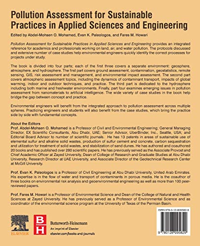 Pollution Assessment for Sustainable Practices in Applied Sciences and Engineering: Concepts, Techniques, and Practice