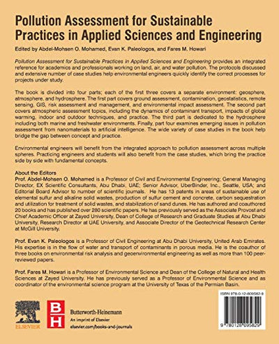 Pollution Assessment for Sustainable Practices in Applied Sciences and Engineering: Concepts, Techniques, and Practice