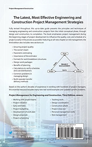 Project Management for Engineering and Construction, Third E