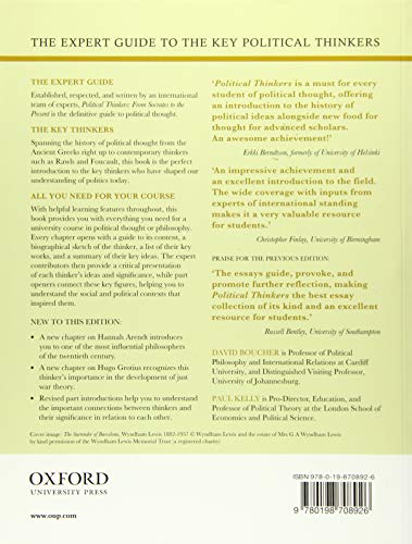 Political Thinkers: From Socrates to the Present
