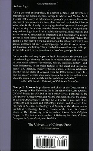 Anthropology as Cultural Critique: An Experimental Moment in the Human Sciences