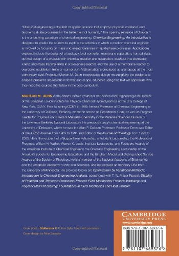 Chemical Engineering: An Introduction (Cambridge Series in Chemical Engineering)