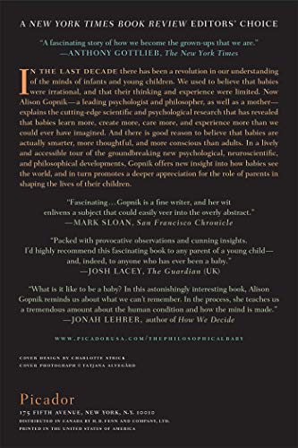 The Philosophical Baby: What Children's Minds Tell Us About Truth, Love, and the Meaning of Life