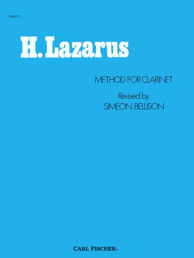 O327 - Method for Clarinet - Part 1 - Lazarus