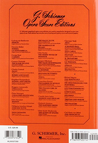 Fidelio: Vocal Score (Cat. No. 50337350)