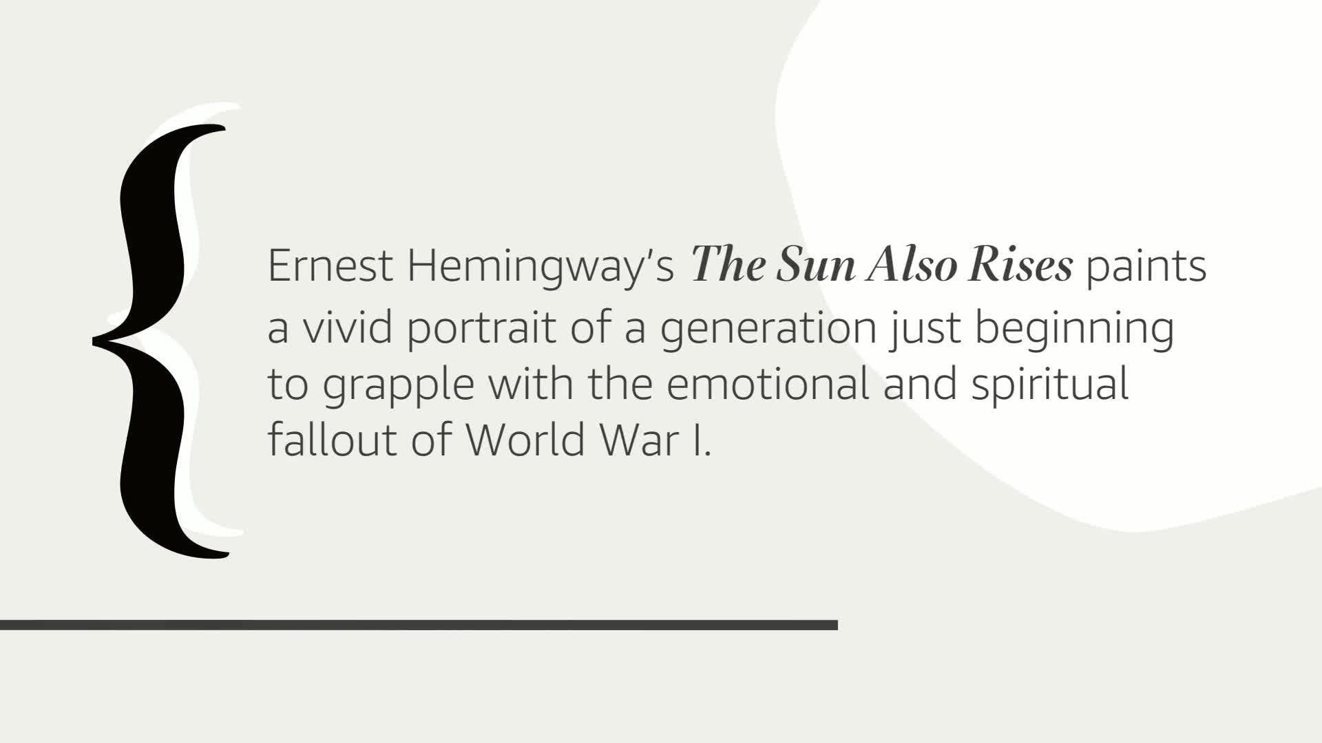 The Sun Also Rises