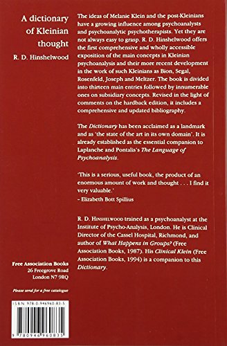 Dictionary of Kleinian Thought