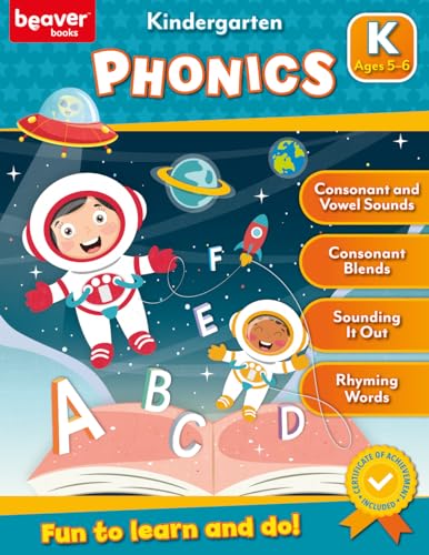 Head Start Phonics Workbooks: Ages 5-6 - Kindergarten Prep with Sticker Sheet (Kindergarten Workbook)