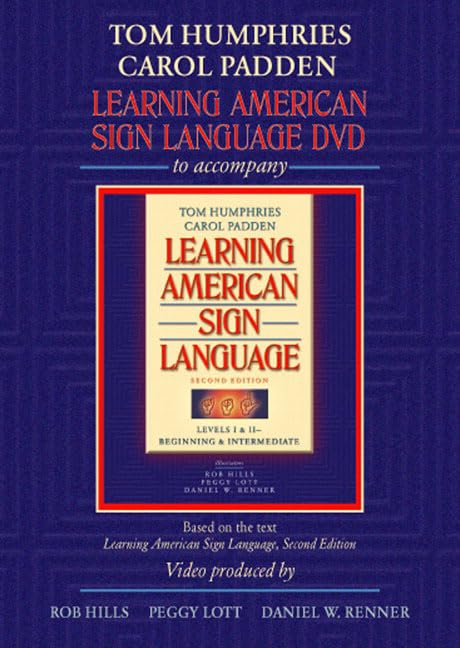 Learning American Sign Language DVD to accompany Learning Am