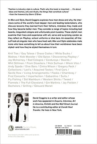 Men and Style: Essays, Interviews and Considerations