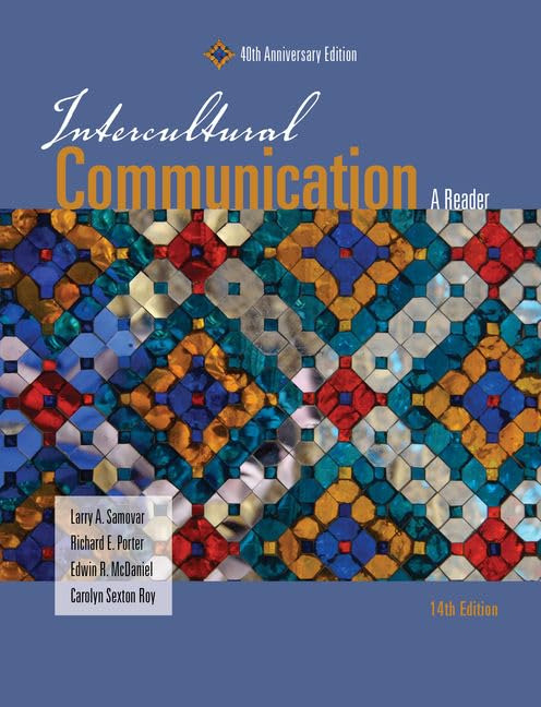 Intercultural Communication: A Reader
