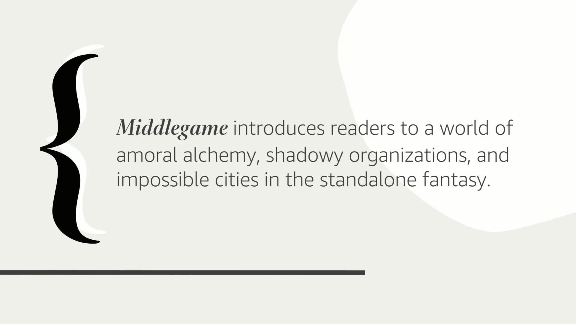 Middlegame (Alchemical Journeys, 1)
