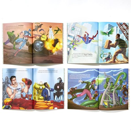 Marvel Super Heroes Little Golden Book Library: 5-Book Boxed