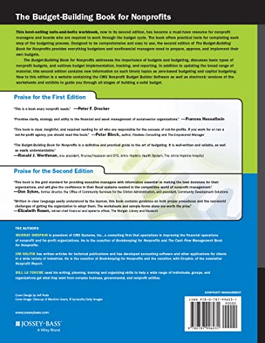 The Budget-Building Book for Nonprofits: A Step-by-Step Guide for Managers and Boards