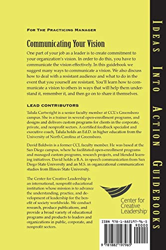 Communicating Your Vision