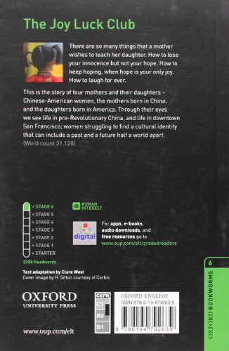 Oxford Bookworms Library: The Joy Luck Club: Level 6: 2,500 Word Vocabulary