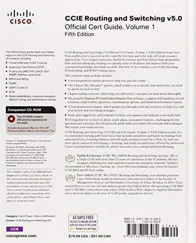 CCIE Routing and Switching v5.0 Official Cert Guide, Volume 1