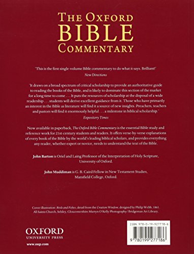 The Oxford Bible Commentary by Barton, John
