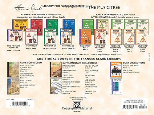 The Music Tree Activities Book: Time to Begin