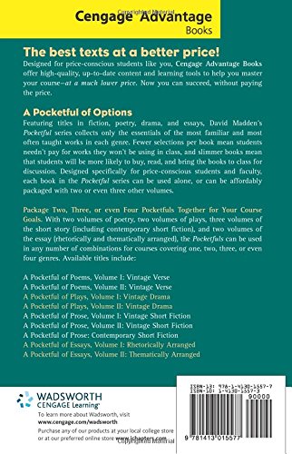 Thomson Advantage Books: A Pocketful of Plays: Vintage Drama, Volume I, (The Pocketful Series)