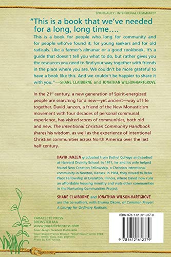 The Intentional Christian Community Handbook: For Idealists, Hypocrites, and Wannabe Disciples of Jesus