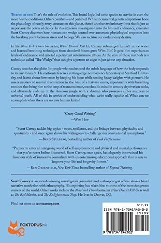 The Wedge: Evolution, Consciousness, Stress, and the Key to Human Resilience. — back cover
