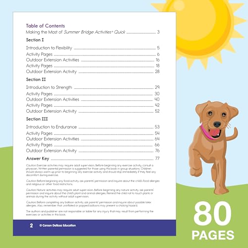 Summer Bridge Activities Quick 5th to 6th Grade Workbooks All Subjects, Middle School Books With Math, Language Arts, Social Studies, Science, Fitness, Reading, Handwriting, and Reinforcement Learning