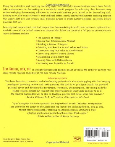 Twelve Months To Your Ideal Private Practice: A Workbook (Norton Professional Books (Paperback))