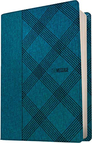 The Message Deluxe Gift Bible (Leather-Look, Crosshatch Denim): The Bible in Contemporary Language