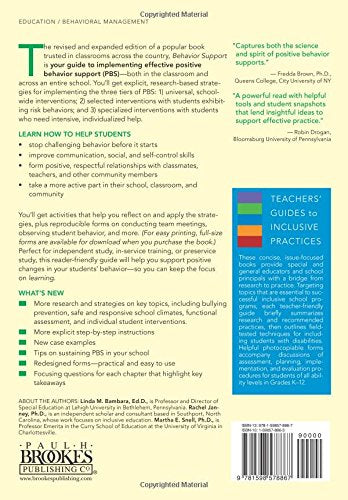 Behavior Support (Teachers' Guides)