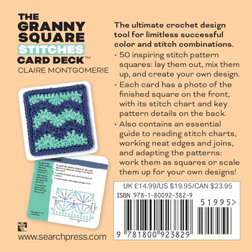The Granny Square Stitches Card Deck: 50 Mix and Match Designs