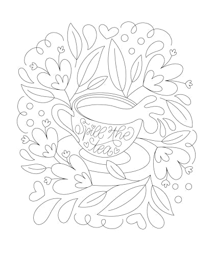 Modern Folk Art Coloring Book: 60 Patterns to Boost Joy, Relaxation & Creativity