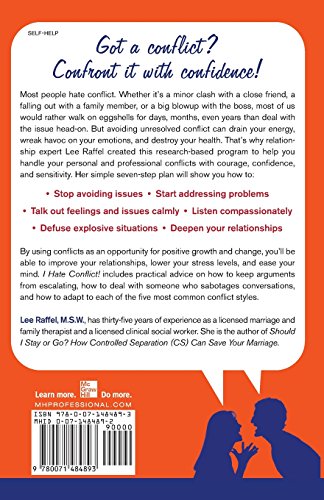 I Hate Conflict!: Seven Steps to Resolving Differences with Anyone in Your Life