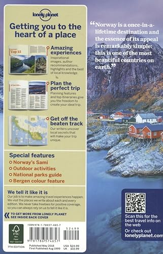 Lonely Planet Norway 7 (Travel Guide)