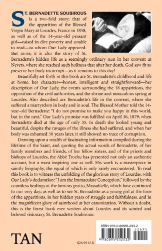 St. Bernadette Soubirous: 1844-1879 by Francois Trochu