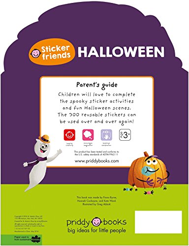 Sticker Friends: Halloween: 300 Reusable Stickers