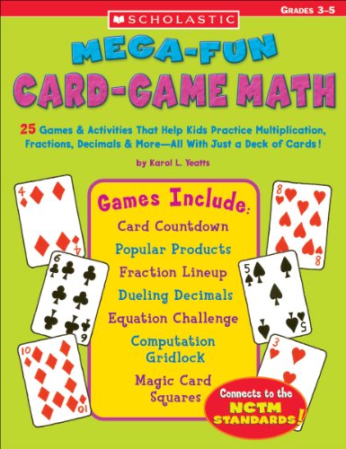 Mega-Fun Card-Game Math, Grades 3-5
