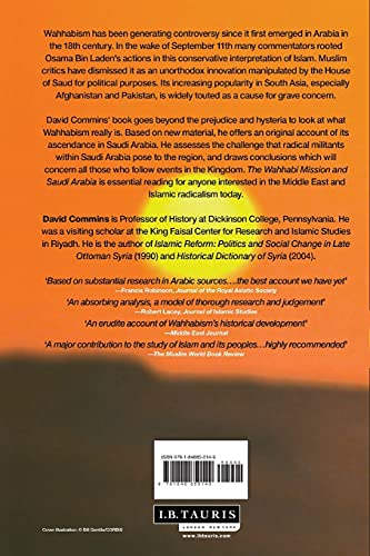 The Wahhabi Mission and Saudi Arabia (Library of Modern Middle East Studies)