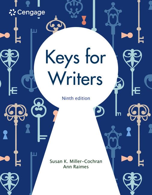 Keys for Writers (MindTap Course List)
