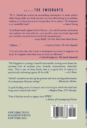 The Rings of Saturn by W. G. Sebald