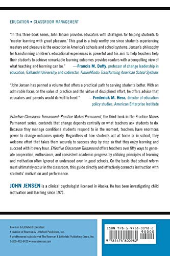 Effective Classroom Turnaround: Practice Makes Permanent
