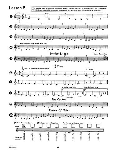 Student Instrumental Course Clarinet Student: Level I