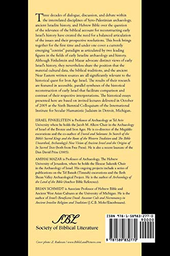 The Quest for the Historical Israel: Archaeology and the History of Early Israel (Archaeology and Biblical Studies)