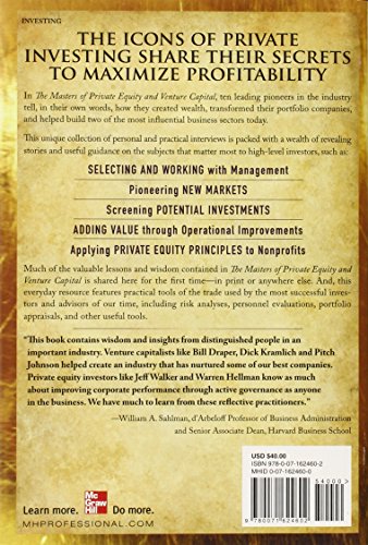 The Masters of Private Equity and Venture Capital: Managemen