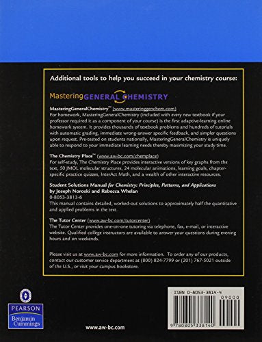 Chemistry: Principles, Patterns, and Applications
