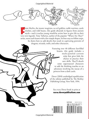 Drawing and Cartooning Myths, Magic and Legends: A Step-by-Step Guide for the Aspiring Myth-Maker (Dover How to Draw)
