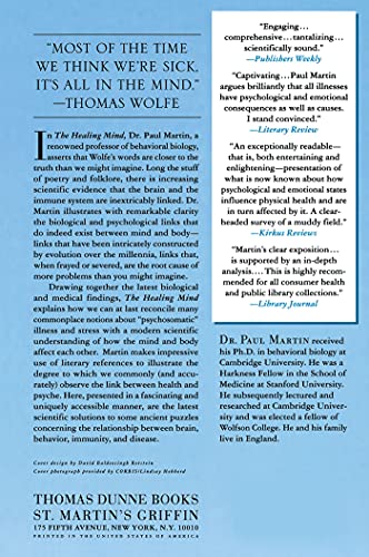 The Healing Mind: The Vital Links Between Brain and Behavior, Immunity and Disease