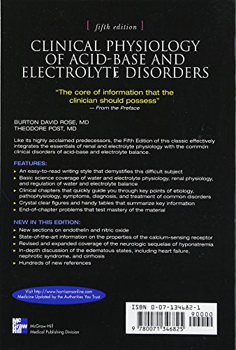 Clinical Physiology of Acid-Base and Electrolyte Disorders (Clinical Physiology of Acid Base & Electrolyte Disorders)