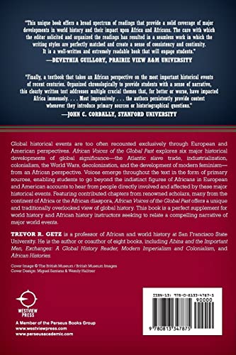 African Voices of the Global Past: 1500 to the Present